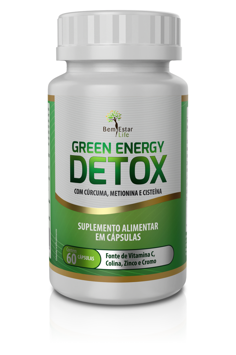 Green Energy Detox 60 cápsulas Bem Estar Life