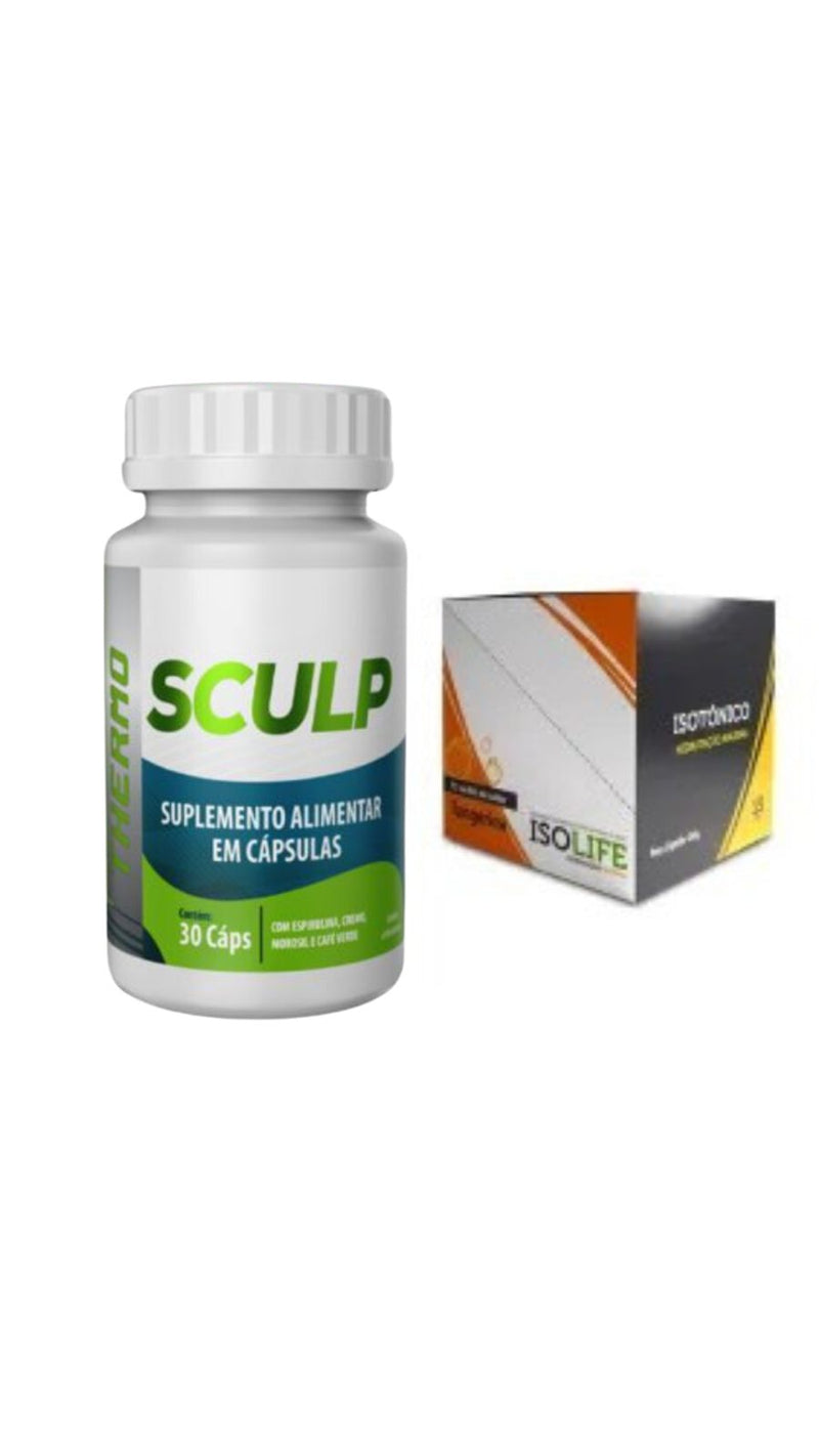 Sculp Thermo e Isolife sabor morango com laranja Bem Estar Life