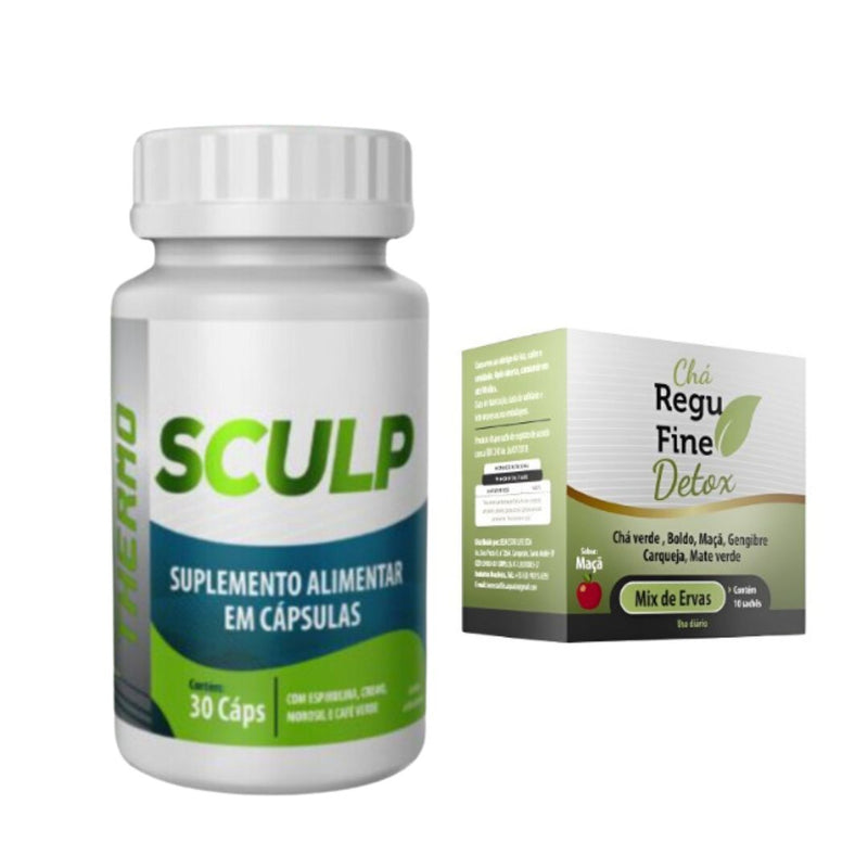 Sculp Thermo + Chá Regu Fine Detox